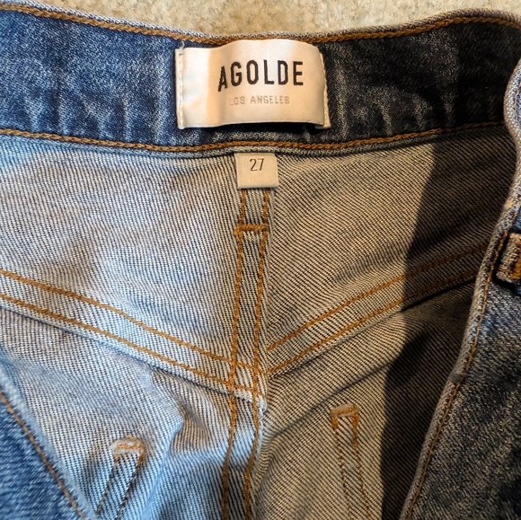 Agolde Riley Straight Leg Jeans - Picture 2 of 4